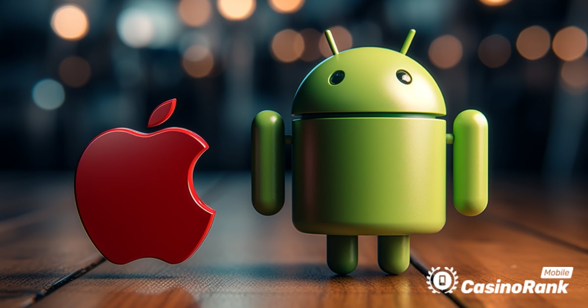 Kumb on parem: Android vs iOS mobiilikasiino?