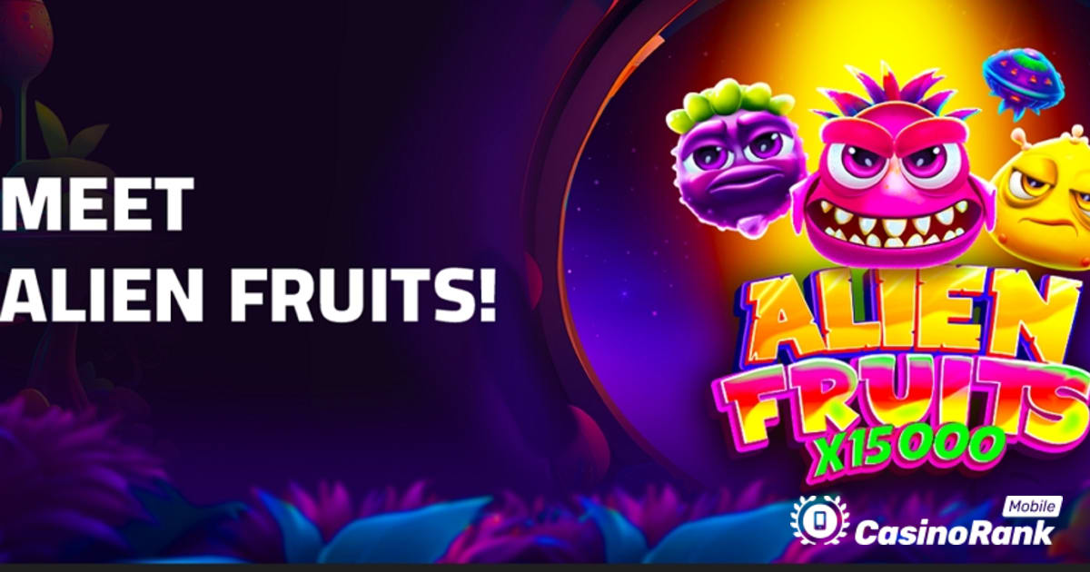 BGaming debüteerib tehisintellekti loodud graafikaga Alien Fruits sloti